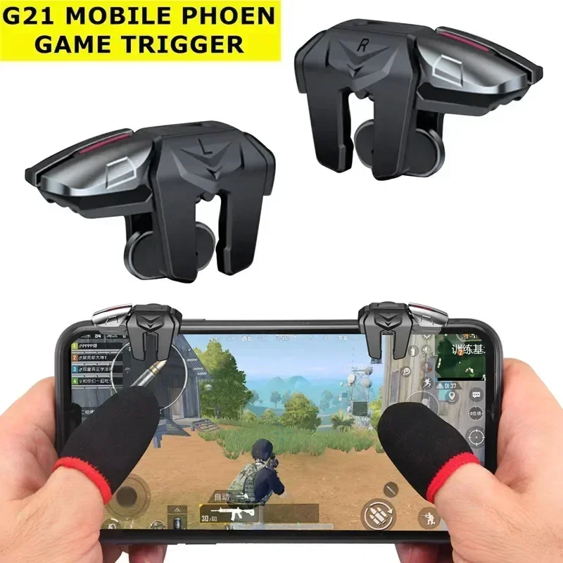 Gaming Console For Phone - G21 Sechs Finger Handy Spiel Trigger