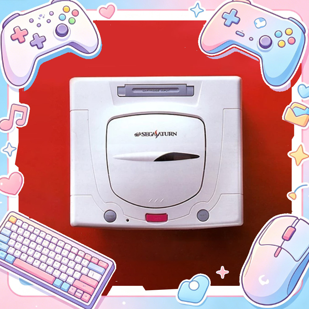 Gaming Console Buttons - Saturn SS Nostalgische TV-Spielkonsole Komplettes Spiele-Set