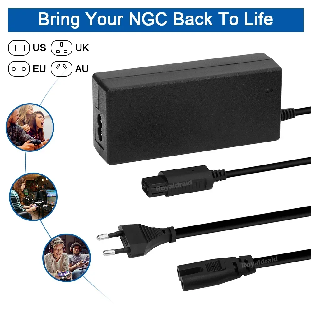 EU/US/UK/AU-Stecker, Netzteil  – Gaming Console Buttons Bewertung und Preis