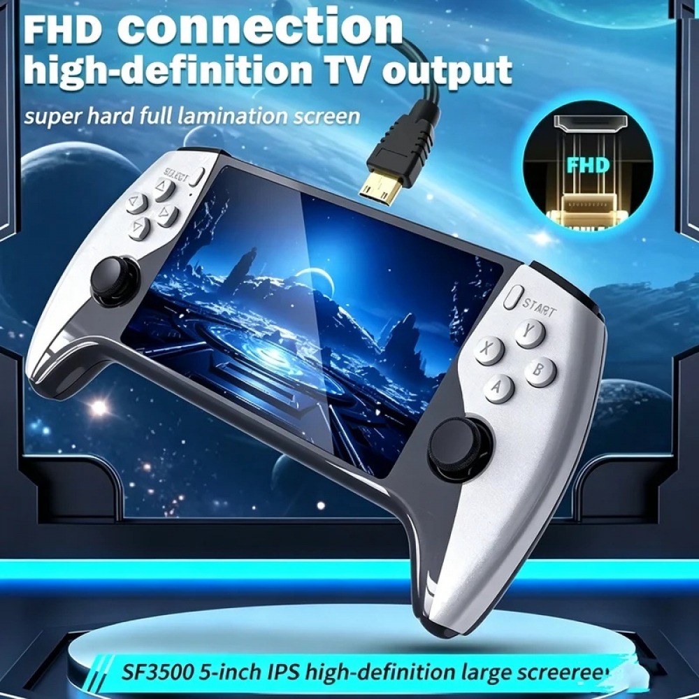 SF3500 5 Zoll Handheld-Spielko – Gaming Console Buttons Bewertung und Preis